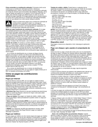 IRS Formulario 1040-ES (PR) Contribuciones Federales Estimadas Del Trabajo Por Cuenta Propia Y Sobre El Empleo De Empleados Domesticos - Puerto Rico (Puerto Rican Spanish), Page 2