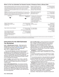 IRS Form 1040-ES Estimated Tax for Individuals, Page 5