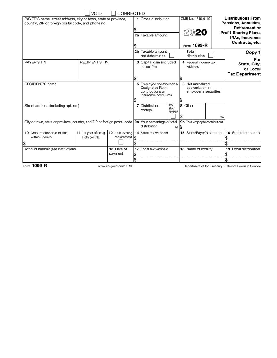 IRS Form 1099-R Distributions From Pensions, Annuities, Retirement or Profit-Sharing Plans, IRAs, Insurance Contracts, Etc., Page 3