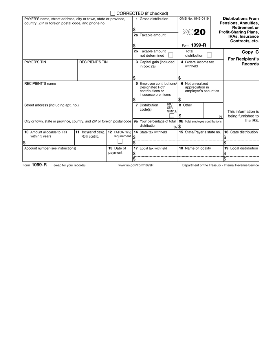 IRS Form 1099-R Distributions From Pensions, Annuities, Retirement or Profit-Sharing Plans, IRAs, Insurance Contracts, Etc., Page 6