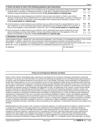 IRS Form 5434-A Application for Renewal of Enrollment, Page 2