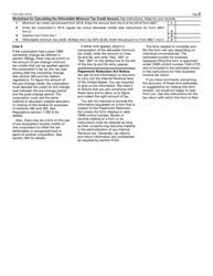 IRS Form 8827 Credit for Prior Year Minimum Tax - Corporations, Page 2