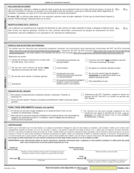 Formulario MV-82S Solicitud De Registro/Titulo De Vehiculos - New York (Spanish), Page 2