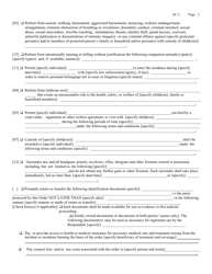 Form SC-2 Order of Protection - New York, Page 2