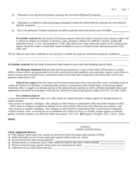 Form SC-2 Order of Protection - New York, Page 3