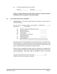 Preliminary Conference Stipulation/Order Contested Matrimonial - New York, Page 7