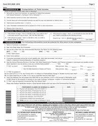 Form NYC-202S Unincorporated Business Tax Return for Individuals - New York City, Page 2