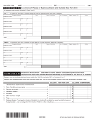 Form NYC-3L General Corporation Tax Return - New York City, Page 5