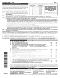 Form NYC-204EZ Unincorporated Business Tax Return for Partnerships (Including Limited Liability Companies) - New York City, Page 2