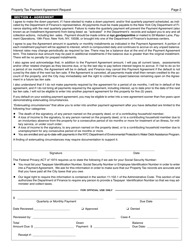 Property Tax Payment Agreement Request - New York City, Page 2