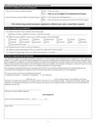 Application for Stipulated Fine and Commercial Abatement Programs - New York City, Page 2