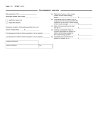 Form RP-487 Application for Tax Exemption of Solar, Wind, or Certain Other Energy Systems - New York, Page 2