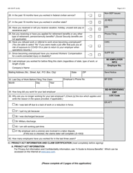 Form UB-105 Download Fillable PDF or Fill Online Arizona Initial Claim for Unemployment ...