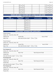 Form LCR-1054A Initial Application Worksheet - Arizona, Page 3