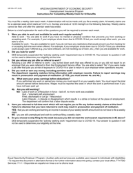Form UB-106-A-FF &quot;Weekly Claim for Unemployment Insurance (Ui) Benefits&quot; - Arizona, Page 2