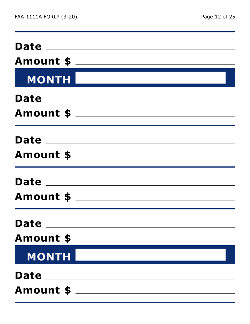 Form FAA-1111A-LP Participant Statement Verification Worksheet (Large Print) - Arizona, Page 12