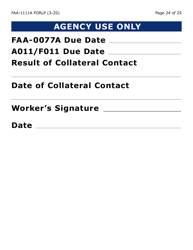 Form FAA-1111A-LP Participant Statement Verification Worksheet (Large Print) - Arizona, Page 24