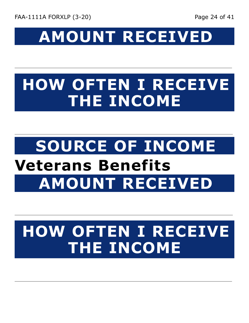 Form FAA-1111A-XLP Participant Statement Verification Worksheet (Extra Large Print) - Arizona, Page 24