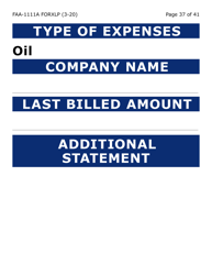 Form FAA-1111A-XLP Participant Statement Verification Worksheet (Extra Large Print) - Arizona, Page 37