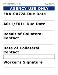 Form FAA-1111A-XLP Participant Statement Verification Worksheet (Extra Large Print) - Arizona, Page 38