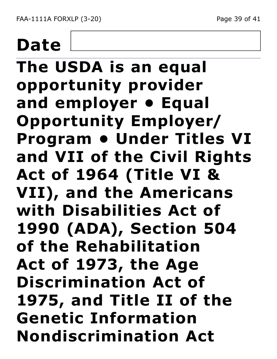 Form FAA-1111A-XLP Participant Statement Verification Worksheet (Extra Large Print) - Arizona, Page 39