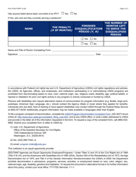 Form FAA-1475A Verification of Out-of-State Benefits - Arizona, Page 2