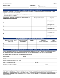 Form DDD-2063A Ongoing Quarterly Progress Report (Qpr) Plan of Care/Treatment Plan: Certification/Recertification - Arizona, Page 6