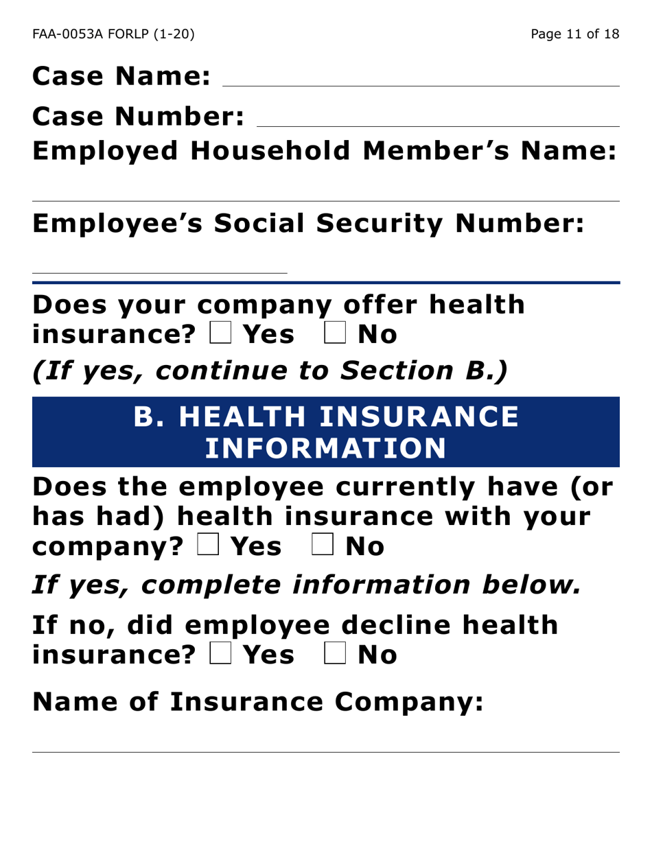 Form FAA-0053A-LP Verification of New / Current Employment (Large Print) - Arizona, Page 11