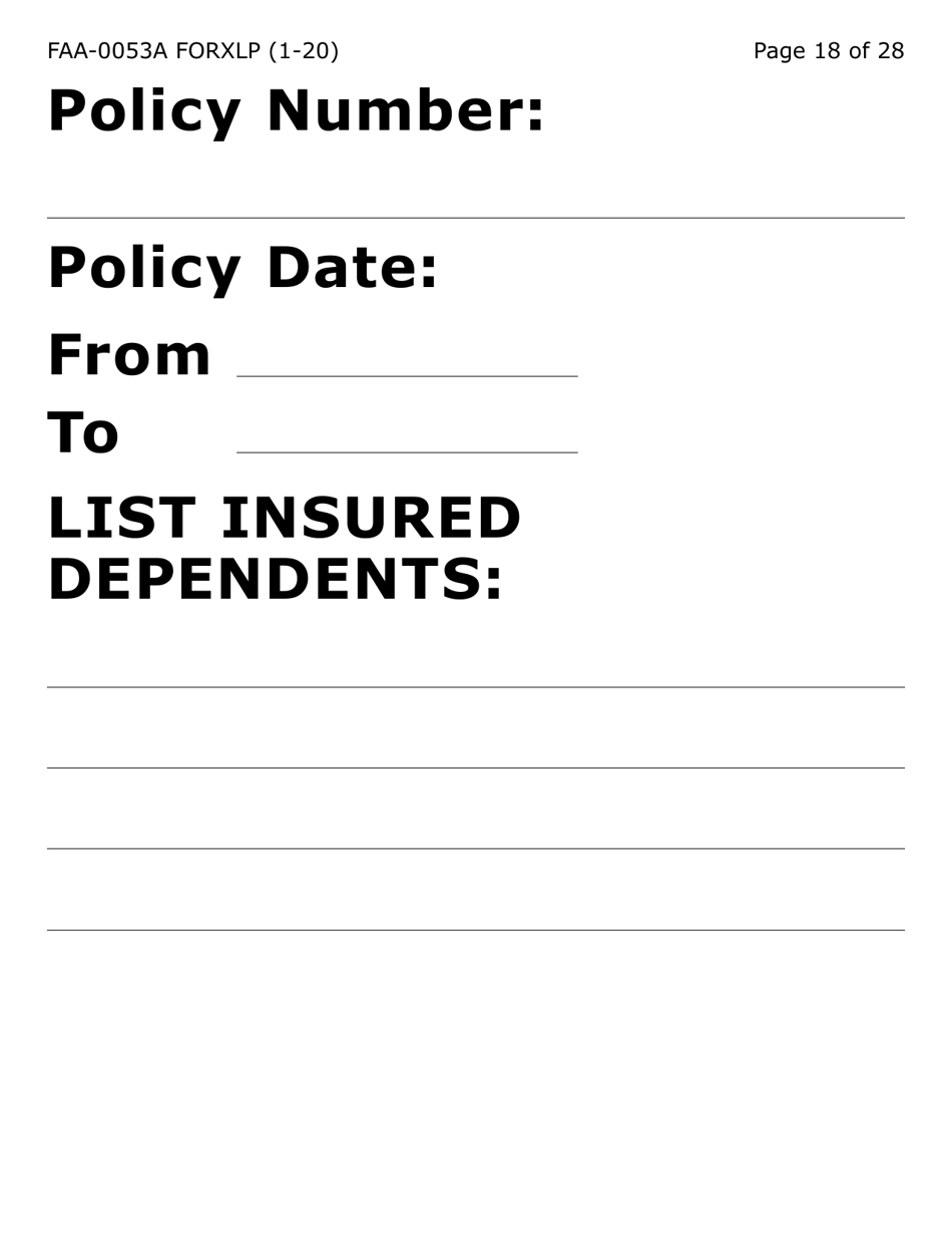 Form FAA-0053A-XLP Verification of New / Current Employment (Extra Large Print) - Arizona, Page 18