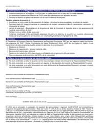 Formulario FAA-1523A-S Acuerdo De Responsabilidad Personal (Pra) Del Programa De Asistencia En Efectivo - Arizona (Spanish), Page 2