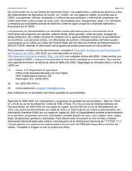 Formulario FAA-1546A-S Informacion De Determinar a Un Patrocinador - Arizona (Spanish), Page 4