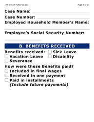 Form FAA-1701A-LP Verification of Terminated Employment (Large Print) - Arizona, Page 9