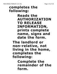 Form FAA-0065A-XLP Verification of Living Arrangements/Residential Address (Extra Large Print) - Arizona, Page 14