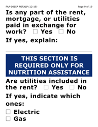 Form FAA-0065A-XLP Verification of Living Arrangements/Residential Address (Extra Large Print) - Arizona, Page 9