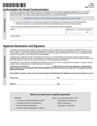 Form DR-1 Florida Business Tax Application - Florida, Page 14
