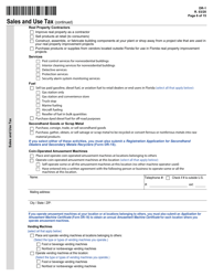 Form DR-1 Florida Business Tax Application - Florida, Page 6