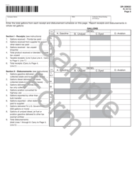 Sample Form DR-309632 Wholesaler/Importer Fuel Tax Return - Florida, Page 5
