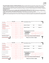 Form DR-15EZ Sales and Use Tax Return - Florida, Page 2