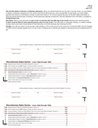 Form DR-15 Sales and Use Tax Return - Florida, Page 2