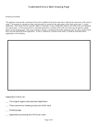 Trademark/Service Mark Application Form - Kentucky, Page 2