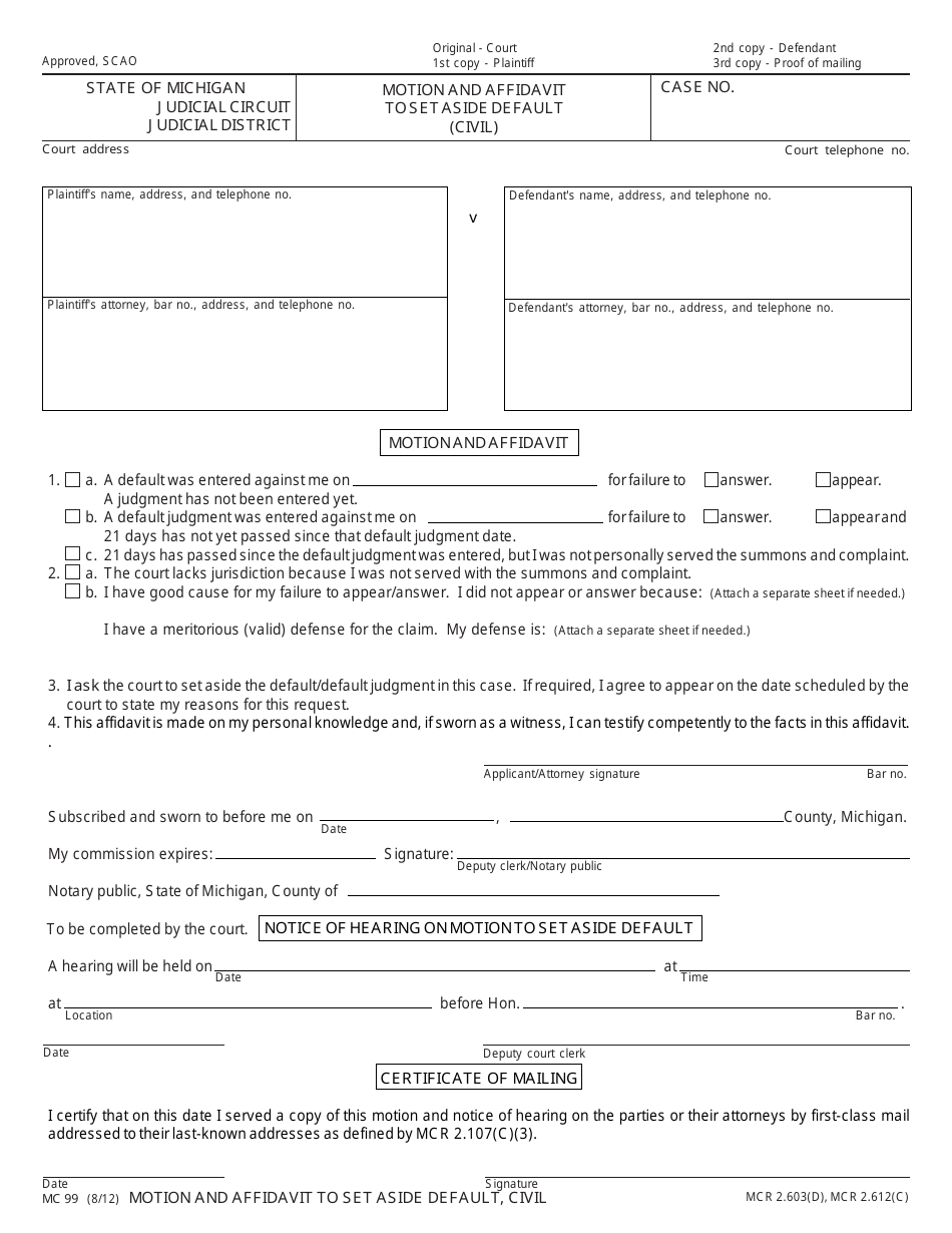 Form mc99 fill out sign online and download fillable pdf michigan