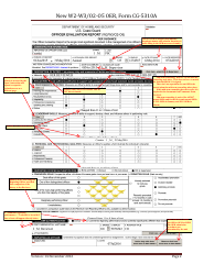 Instructions for Form CG-5310A Officer Evaluation Report (W2-w3/O2-o5), Page 2