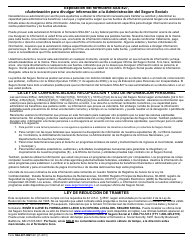 Instrucciones para Formulario SSA-827 Authorization to Disclose Information to the Social Security Administration (Ssa) (Spanish), Page 2