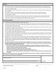 &quot;Choice Transfer Request Form - Hood Canal School District&quot;, Page 2