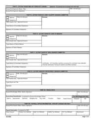 Form DS-0066 Nomination for Award, Page 3