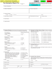 Form PC-220 Tax Exemption Report - Wisconsin