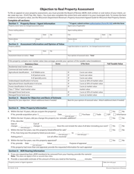 Document preview: Form PA-115A Objection to Real Property Assessment - Wisconsin