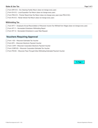 Scannable Forms Requiring Approval - Wisconsin, Page 3