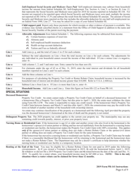 Instructions for Form PR-141 Vermont Renter Rebate Claim - Vermont, Page 6