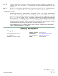 Instructions for Form CO-411 Vermont Corporate Income Tax Return - Vermont, Page 13